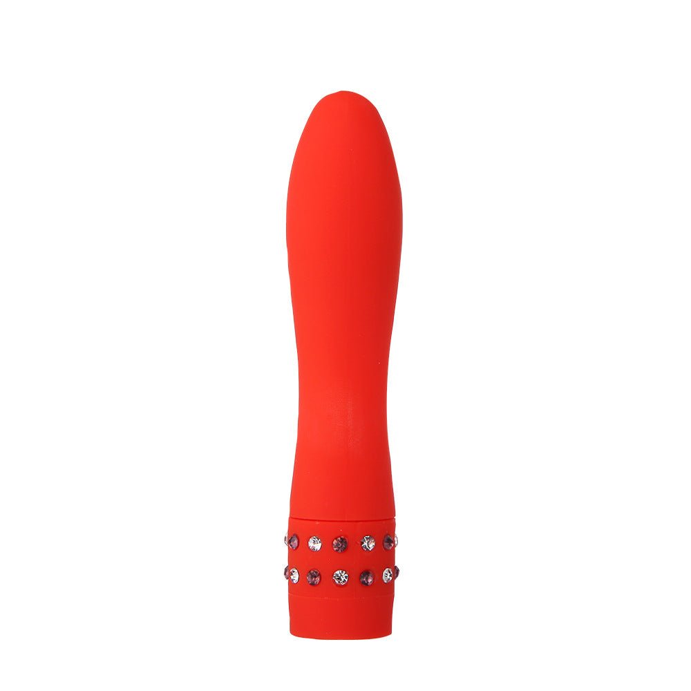Vibrant pink Bala Vibradora Diamond Princess with textured surface and sleek design